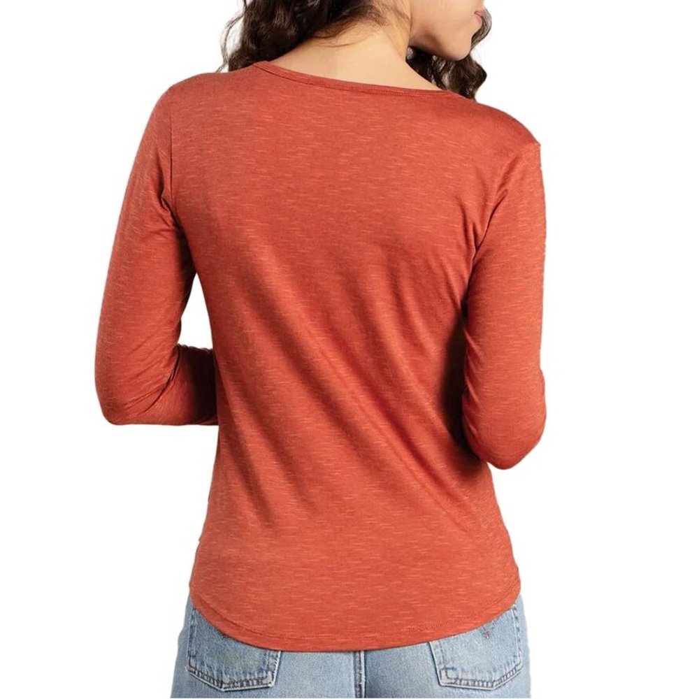 Toad&Co Marley II Long Sleeve T-Shirt Top Auburn Women’s - Picture 2 of 9